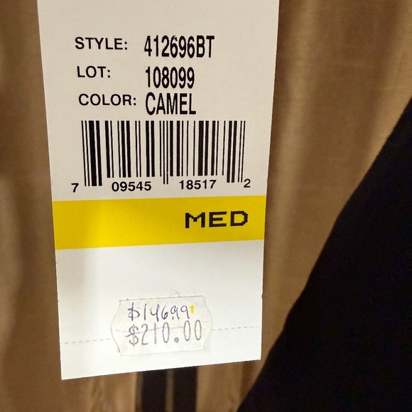 Anne Klein Wool with 4 Button Front Camel Size M - Picture 16 of 16